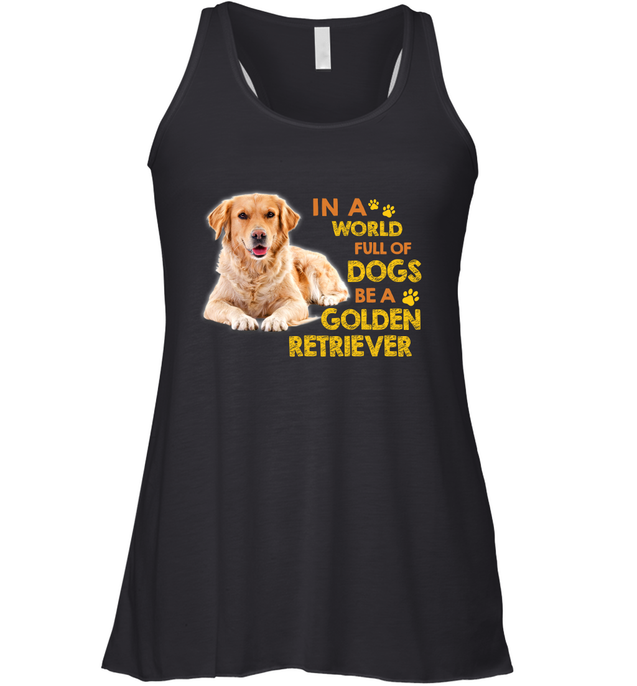 Pi150109 Golden Retriever-Apparel-Amsbk-Racerback Tank-Black-XS-Vibe Cosy™