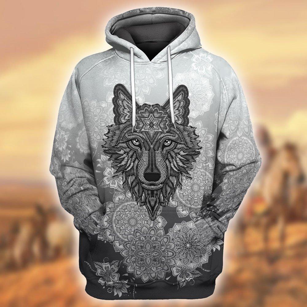 Wolf 3D All Over Printed Unisex Shirt