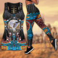 Native American 3D All Over Printed Legging + Hollow Tank