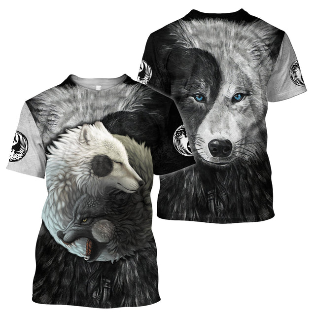 Wolf 3D All Over Printed Unisex Shirt