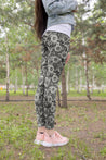 3D All Over Printing Black sunflowers Legging-Apparel-Phaethon-Legging-XS-Vibe Cosy™