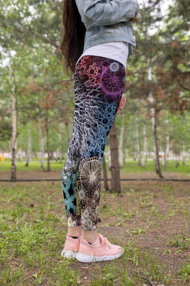 3D All Over Print Art Coral Legging-Apparel-Khanh Arts-Legging-S-Vibe Cosy™