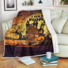 I hate People Bigfoot Funny Halloween Blanket