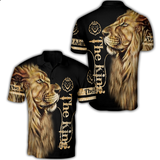 King Lion 3D All Over Printed Unisex Shirts