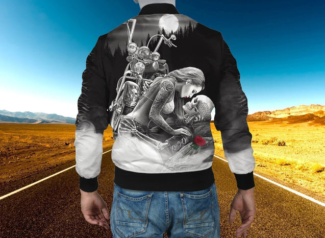 Ride or Die Bomber Jacket-Phaethon-Men's Bomber Jacket-S-Vibe Cosy™