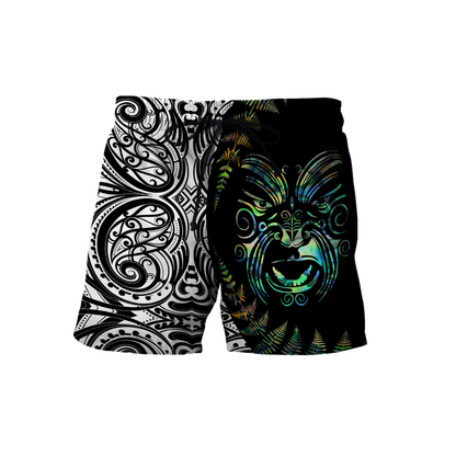 Maori paua shell 3d all over printed shirt and short for man and women HHT21072003-Apparel-PL8386-Shorts-S-Vibe Cosy™