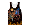Maui taniwha art new zealand 3d all over printed shirt and short for man and women-Apparel-PL8386-Tank top-S-Vibe Cosy™