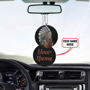 Customize Name Native American Unique Design Car Hanging Ornament