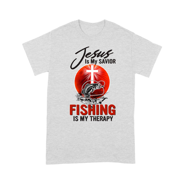 Jesus My Savior Fishing My Therapy Unisex Shirt T-Shirt NH10012201DH