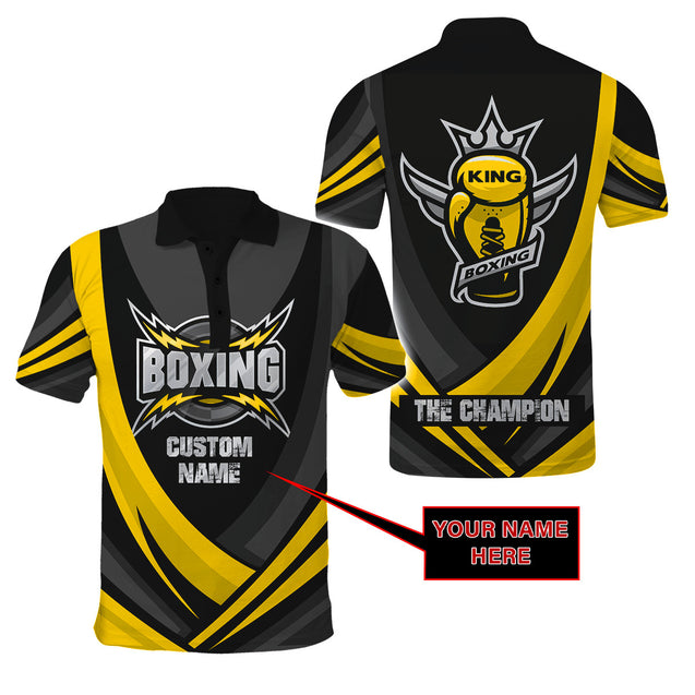 Customize Name Boxing 3D All Over Printed Unisex Shirts