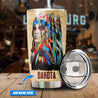 Customize Name Native American Steel Tumbler