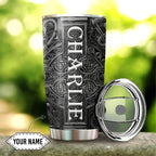 Customized Name Viking Steel Tumbler