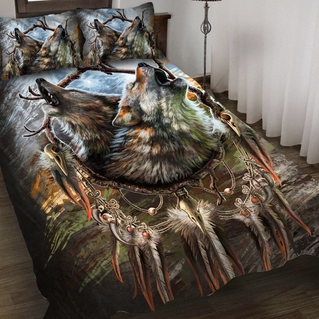 Wolf 3D All Over Printed Bedding Set