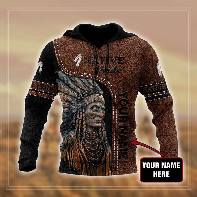 Custom Name Native American 3D All Over Printed Unisex Shirts