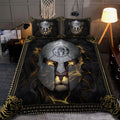Spartan Lion Warrior3D All Over Printed Bedding Set