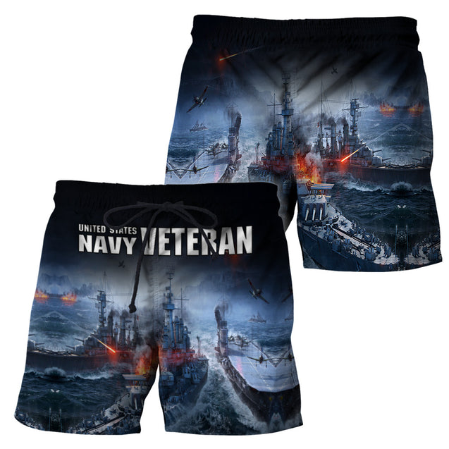 US Navy Veteran 3D All Over Printed Unisex Shirts