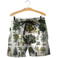 3D All Over Printed Vintage Forest Shirts And Shorts SAGK031003-Apparel-HP Arts-SHORTS-S-Vibe Cosy™
