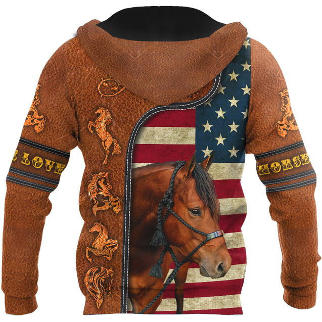 Love Horse 3D All Over Printed Unisex Shirts PD19112002