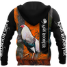 King Rooster Camo 3D All Over Printed Unisex Deluxe Hoodie ML