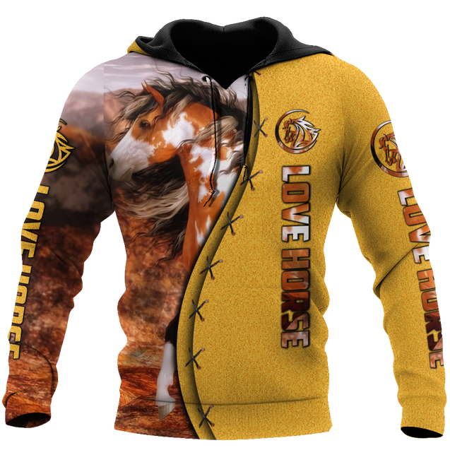 Native Horse 3D All Over Printed Hoodie For Men And Women DA16122002