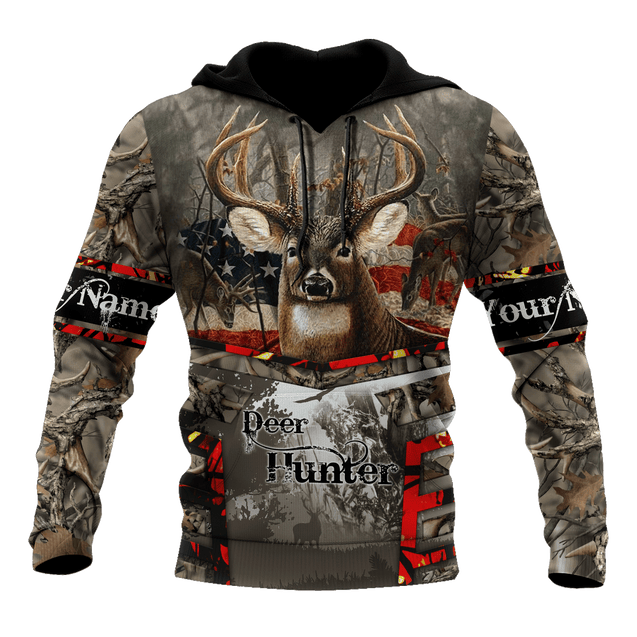 Deer Hunting Personalized Name 3D All Over Printed Shirts AM19052102