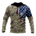 United States Air Force 3D All Over Printed Unisex Shirts