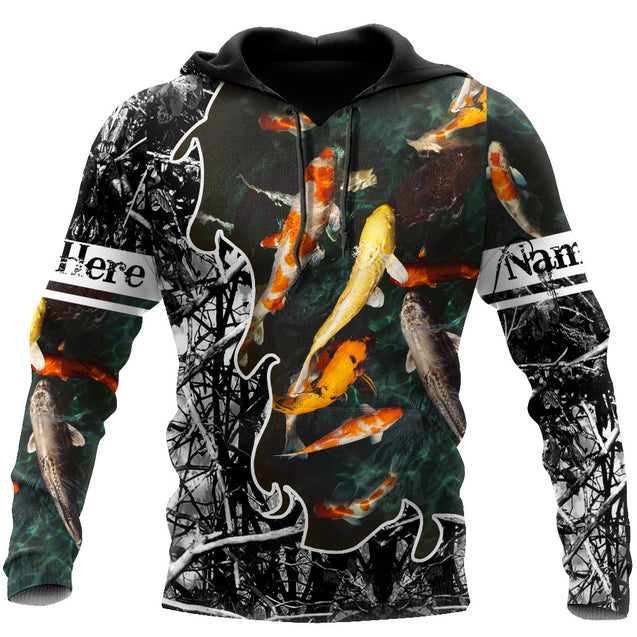 Personalized Name XT Beautiful Koi 3D All Over Printed Shirts TNA01032101