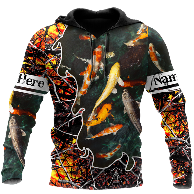 Personalized Name XT Beautiful Koi 3D All Over Printed Shirts  TNA01032102