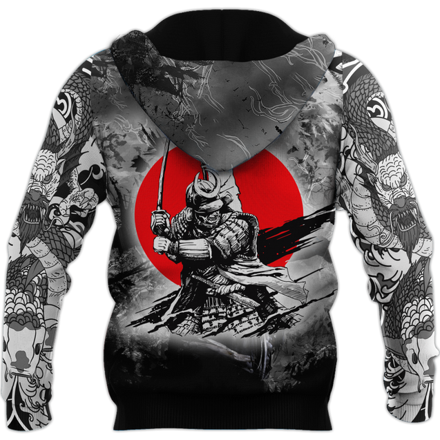 Premium Unisex 3D Printed Samurai Tattoo Shirts MEI