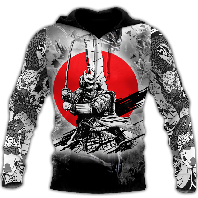 Premium Unisex 3D Printed Samurai Tattoo Shirts MEI