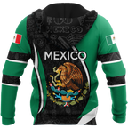 Persionalized Mexico 3D All Over Printed Unisex Hoodie