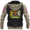 Personalized Name XT Bristish Veteran Coat of Arms 3D Printed Shirts TNA01042105