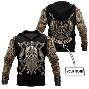 Customized Name Viking 3D All Over Printed Unisex Shirts