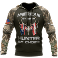 American By Birth Hunter By Choice 3D All Over Printed Unisex Shirts