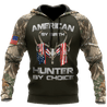 American By Birth Hunter By Choice 3D All Over Printed Unisex Shirts