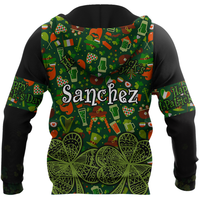 Customize Name Happy Patrick's Day Hoodie For Men And Women JJ02202102