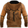 Native Cowboy Jacket No15 Cosplay 3D Over Printed Unisex Deluxe Hoodie ML