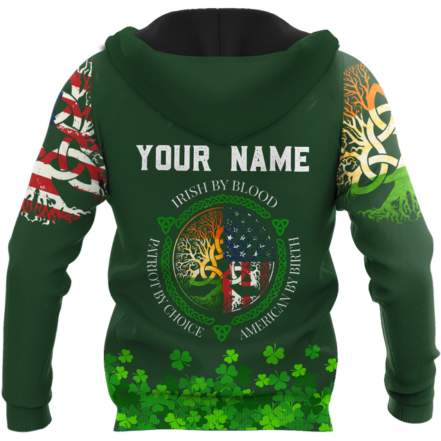 Customize Name Irish Blood Hoodie For Men And Women MH02022101