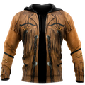 Native Cowboy Jacket No15 Cosplay 3D Over Printed Unisex Deluxe Hoodie ML