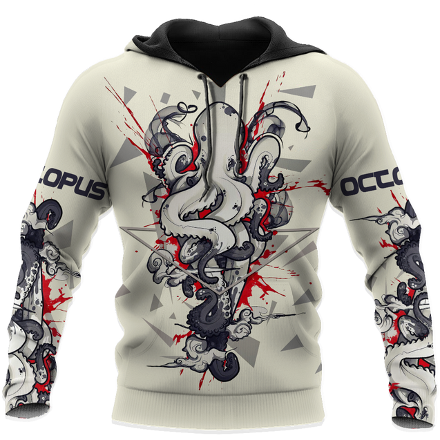 Premium Unisex Hoodie Octopus Vector Design ML