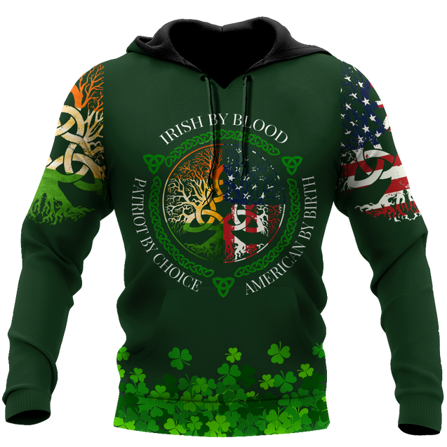 Customize Name Irish Blood Hoodie For Men And Women MH02022101