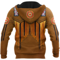 Native Cowboy Jacket No16 Cosplay 3D Over Printed Unisex Deluxe Hoodie ML