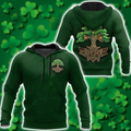 Irish St.Patrick day 3d hoodie shirt for men and women