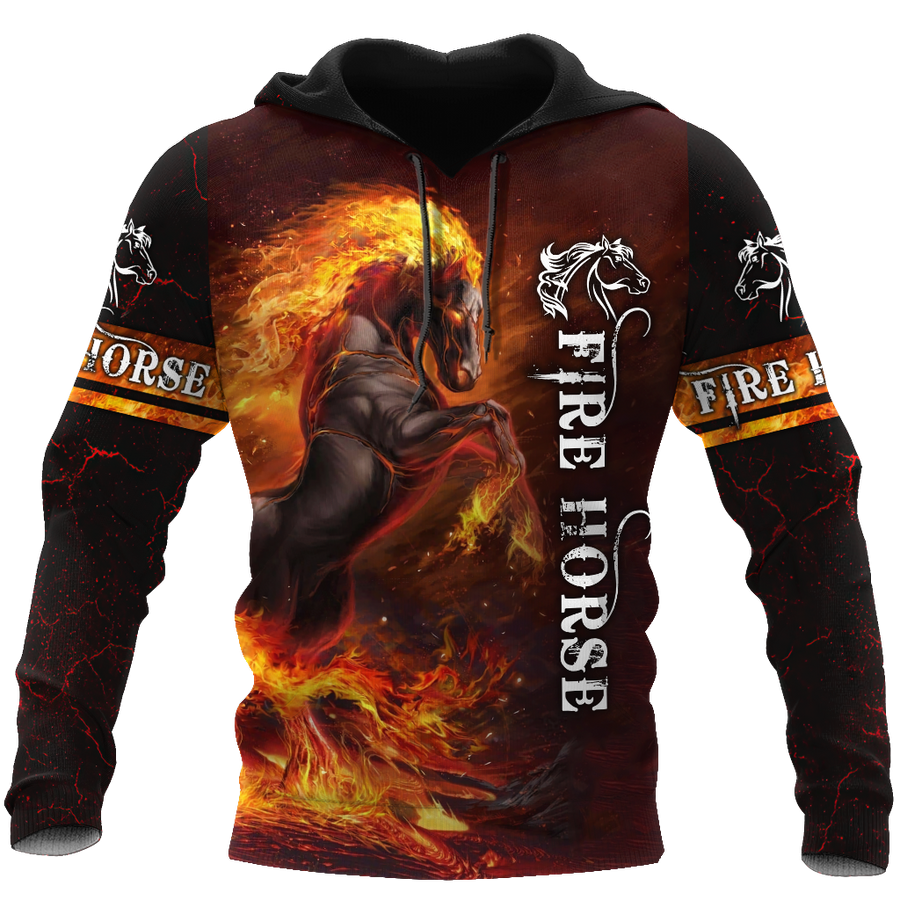 Fire Horse 3D All Over Printed Unisex Shirts