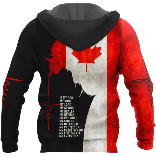 Jesus - Canada Flag 3D All Over Printed Shirts DA02032101