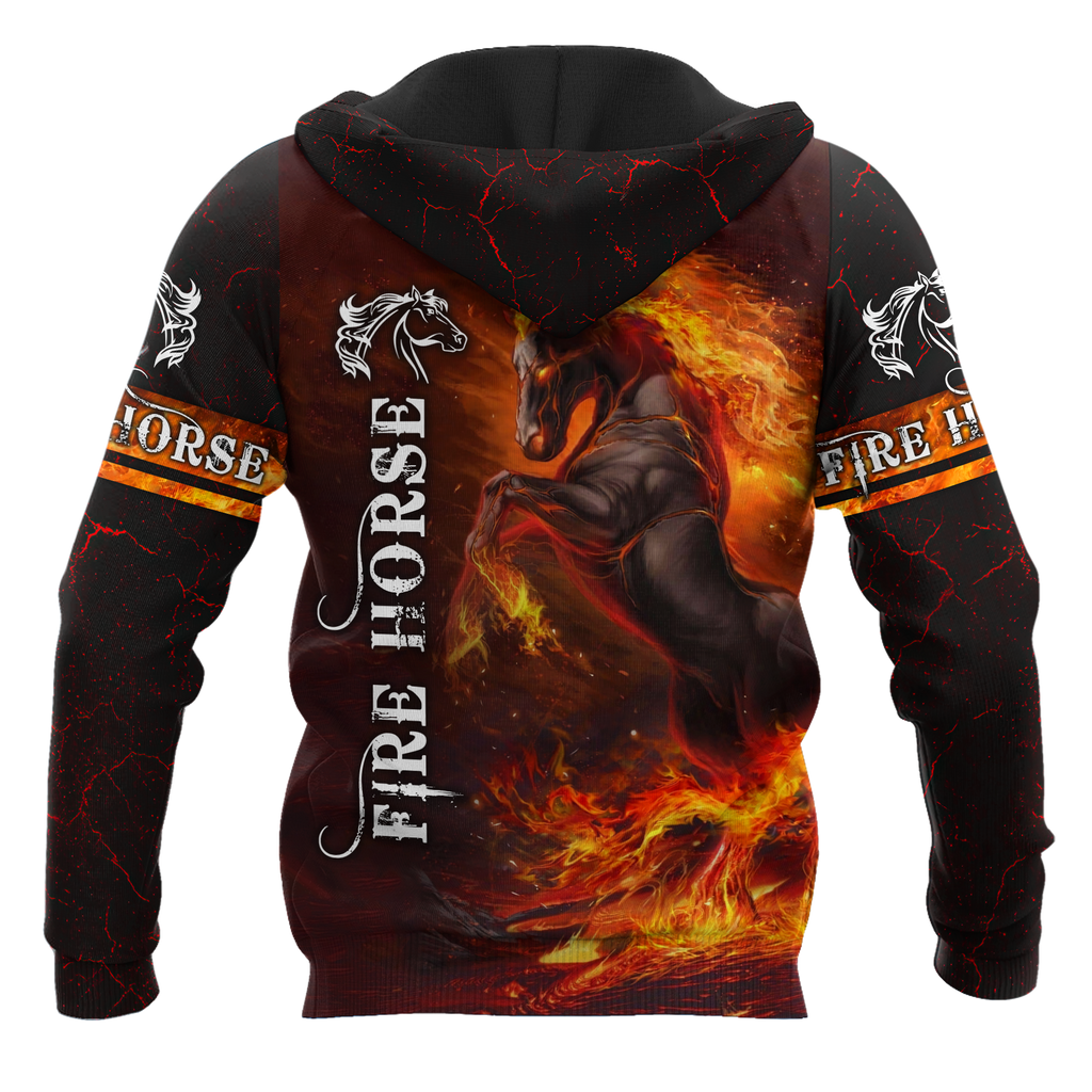 Fire Horse 3D All Over Printed Unisex Shirts