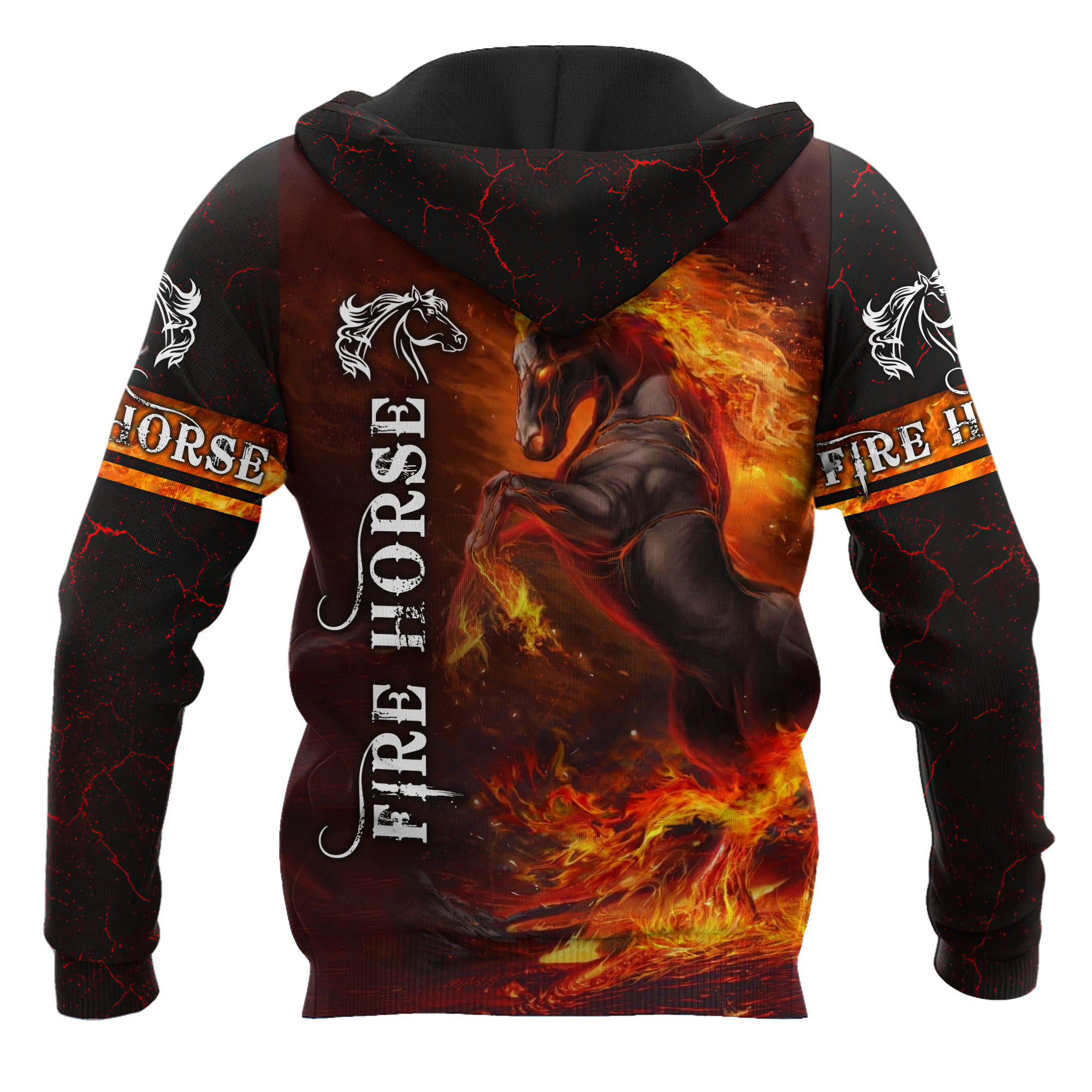 Fire Horse 3D All Over Printed Unisex Shirts