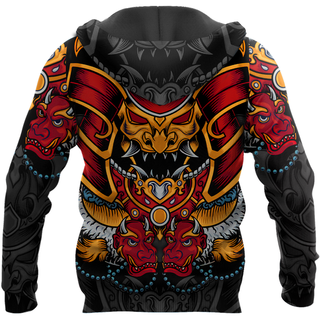 Premium Unisex 3D Printed Oni Samurai Shirts MEI