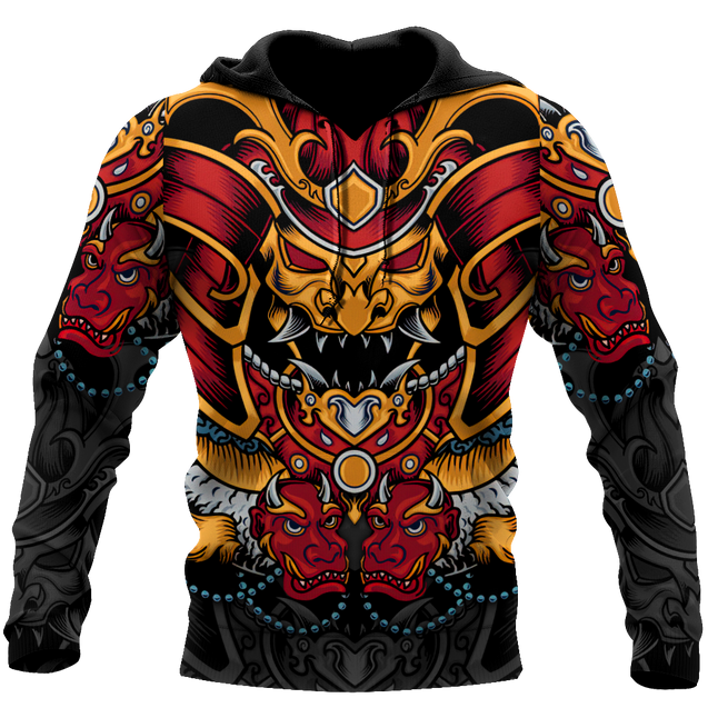 Premium Unisex 3D Printed Oni Samurai Shirts MEI