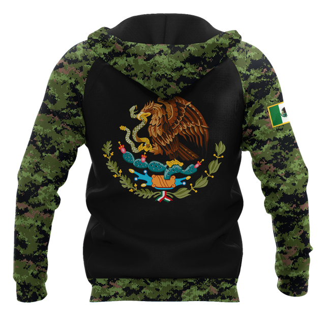 Mexico Coat Of Arms 3D All Over Printed Shirts